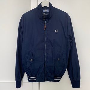 Fred perry bomber jacket - men’s S, navy blue.